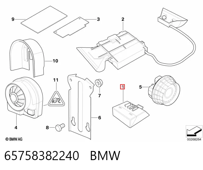 Датчик антикрену 6923209 BMW