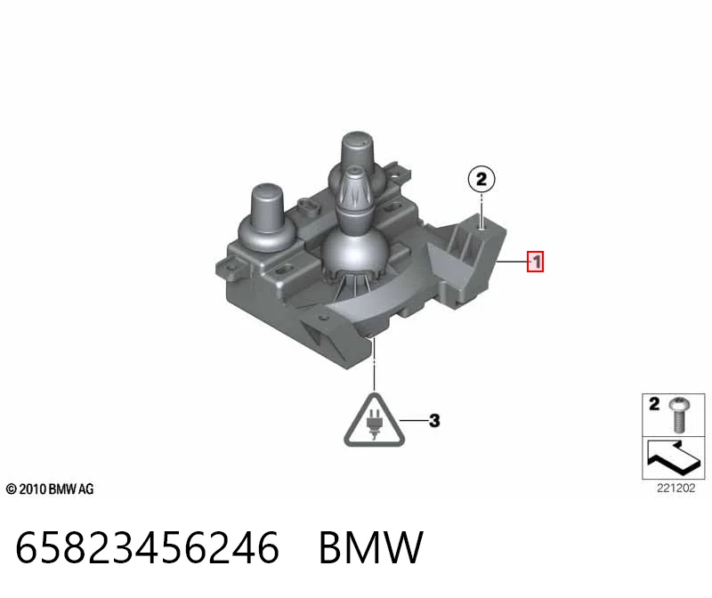 3456246 BMW Пульт керування навігацією