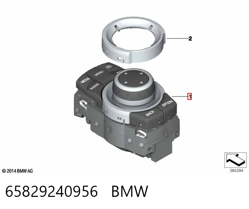 65829240956 BMW Багатофункціональний джойстик керування