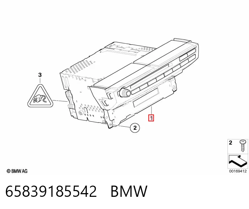 Магнітола (радіо AM/FM) BMW X6 