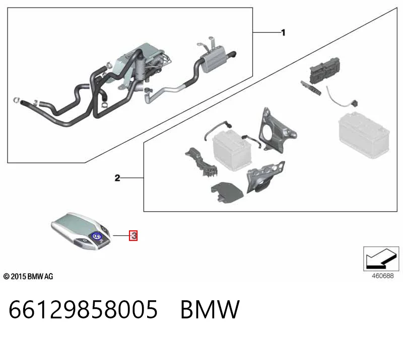  BMW 66125A625B4 ціна, від 838.85 USD