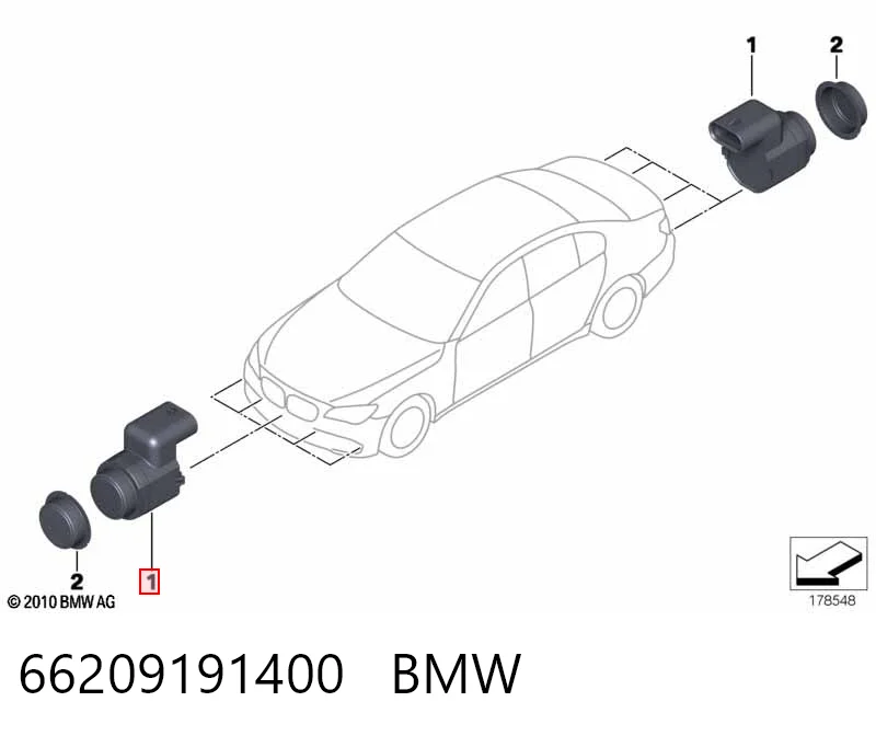 66209191400 BMW Акустична паркувальна система