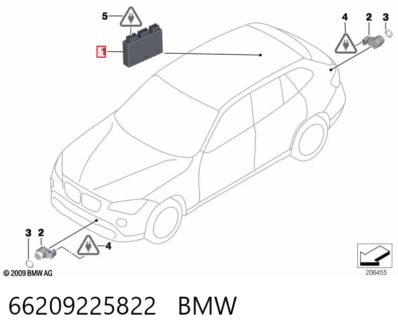  BMW 66209224465 ціна, від 377.91 USD