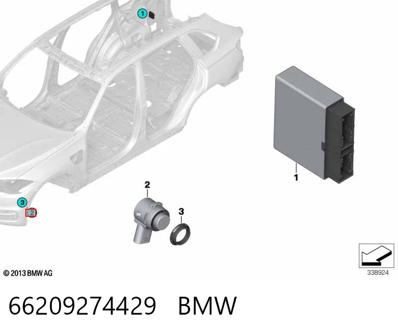 Купити 21016056010 Magneti Marelli Парктронік, бічний