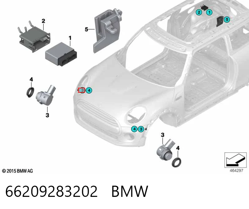 Датчик парктроніка бічний Magneti Marelli 21016056010