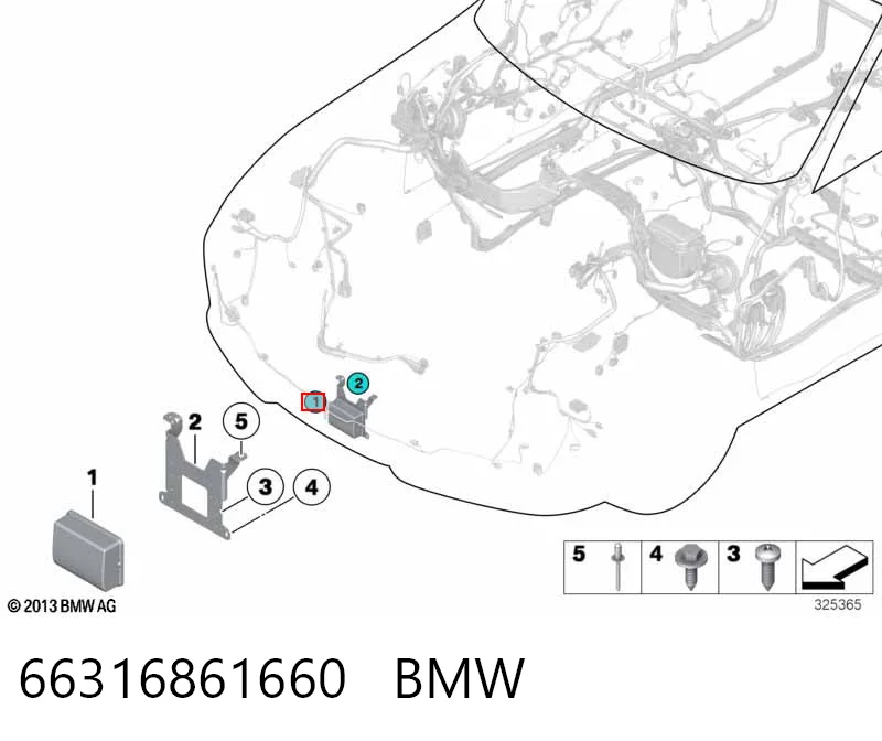 Радарний датчик дистанції BMW 6885585 ціна, від 304.05 USD