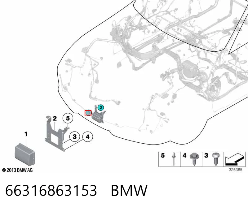 Купити 6885585 BMW Радарний датчик дистанції