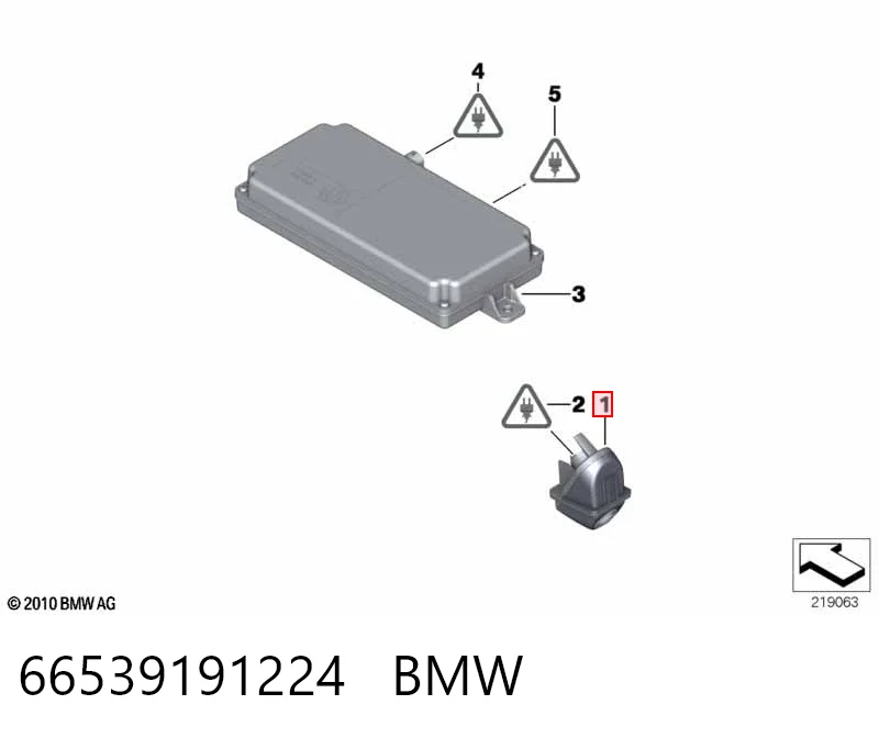 66539191224 BMW Камера заднього виду