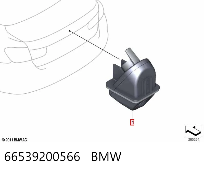 66539200566 BMW Камера заднього виду
