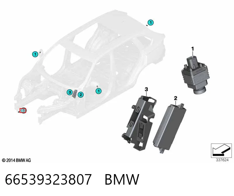66539213990 Chrysler Камера заднього виду