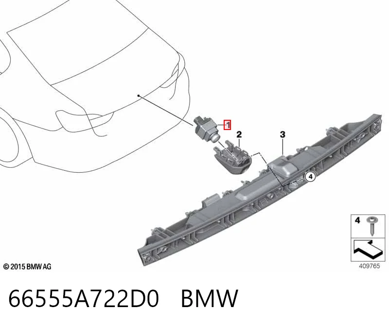 66555A722D0 BMW 