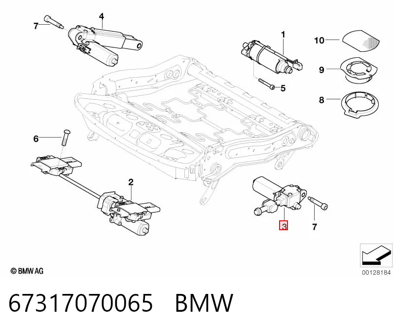 Задній правий стоп BMW X5 