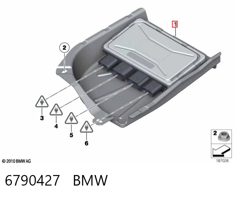 Модуль керування (ЕБУ) кермового колеса BMW 6793364 ціна, від 171.03 USD