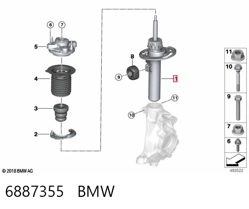 Купити 350513 Sachs Амортизатора передній лівий
