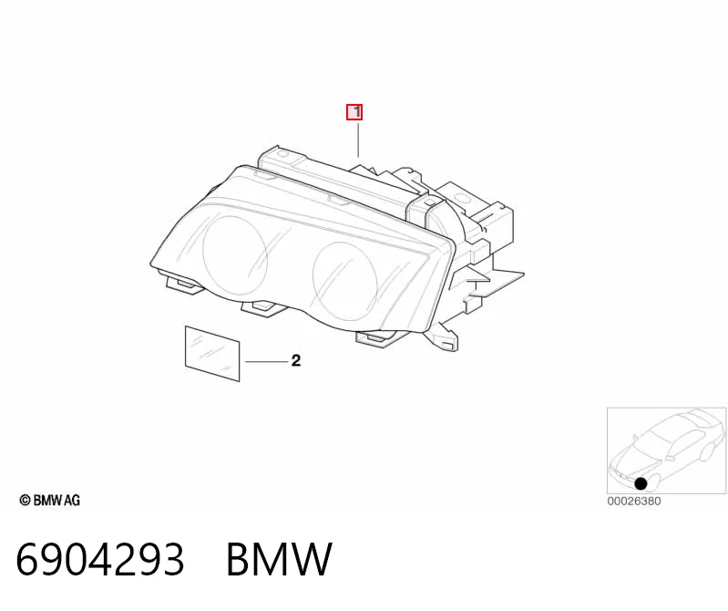 Купити ZBM111067L Signeda Основна фара в зборі ліва