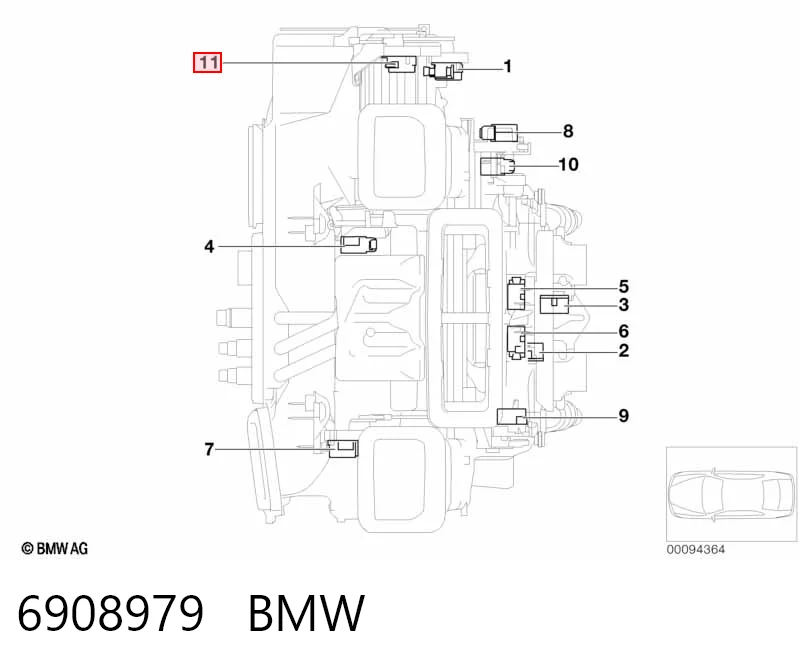  Привід заслінки печі BMW 3 