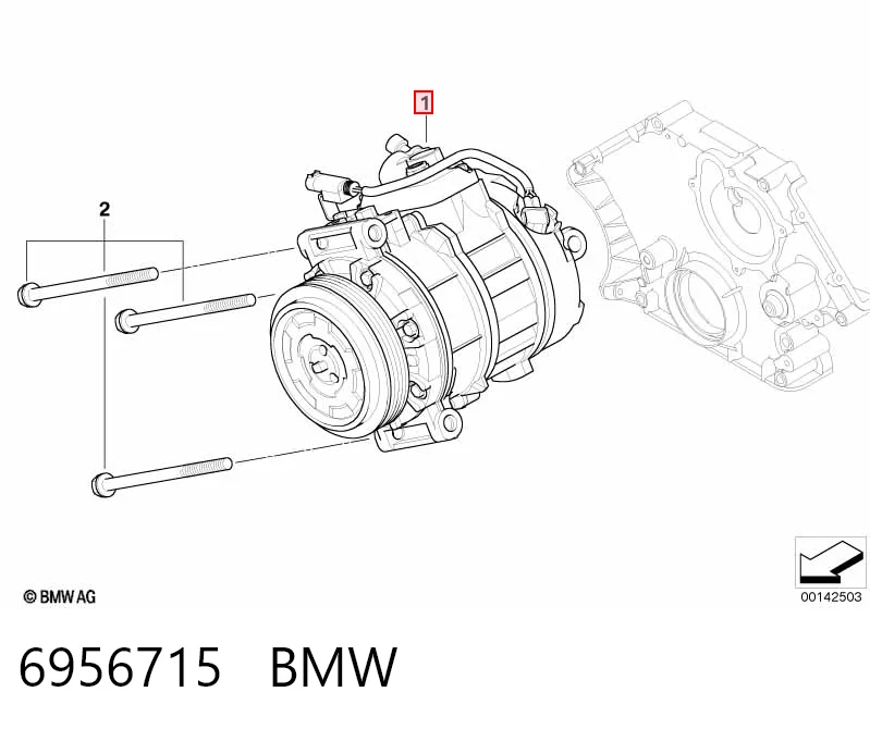 6956715 BMW Компресор холодоагенту