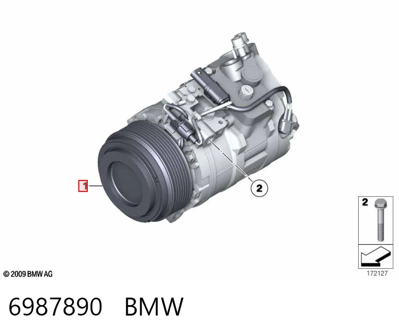 6987890 BMW Компресор холодоагенту
