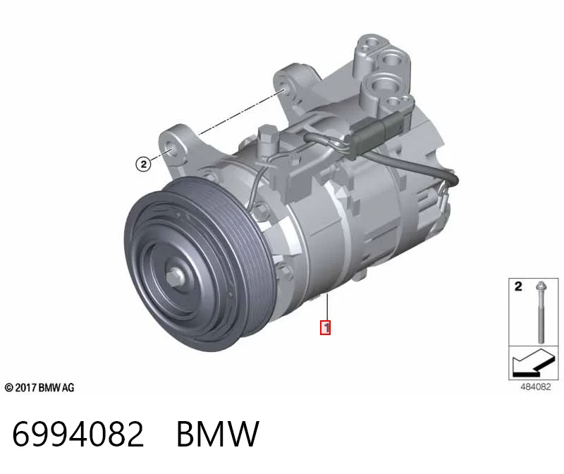 6994082 BMW Компресор холодоагенту