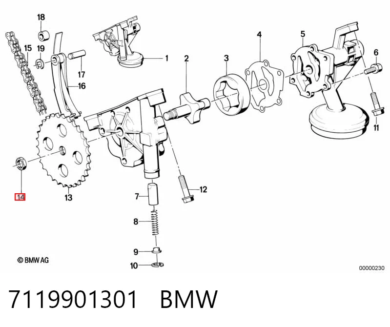 Купити A000934010014 Mercedes Гайка кріплення приймальної труби глушника (штанів)
