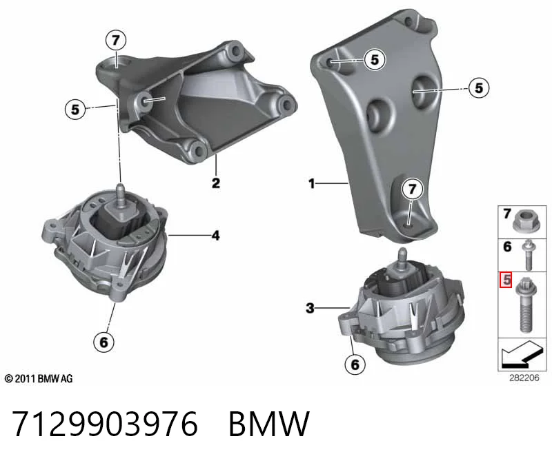 Підшипник ступиці задньої на BMW X5  E70