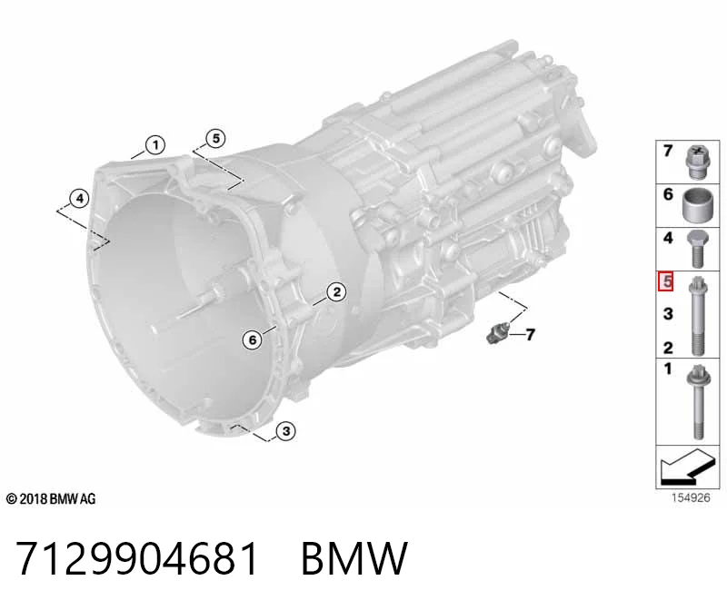 24001215820 BMW Болт кріплення головки блоку циліндрів