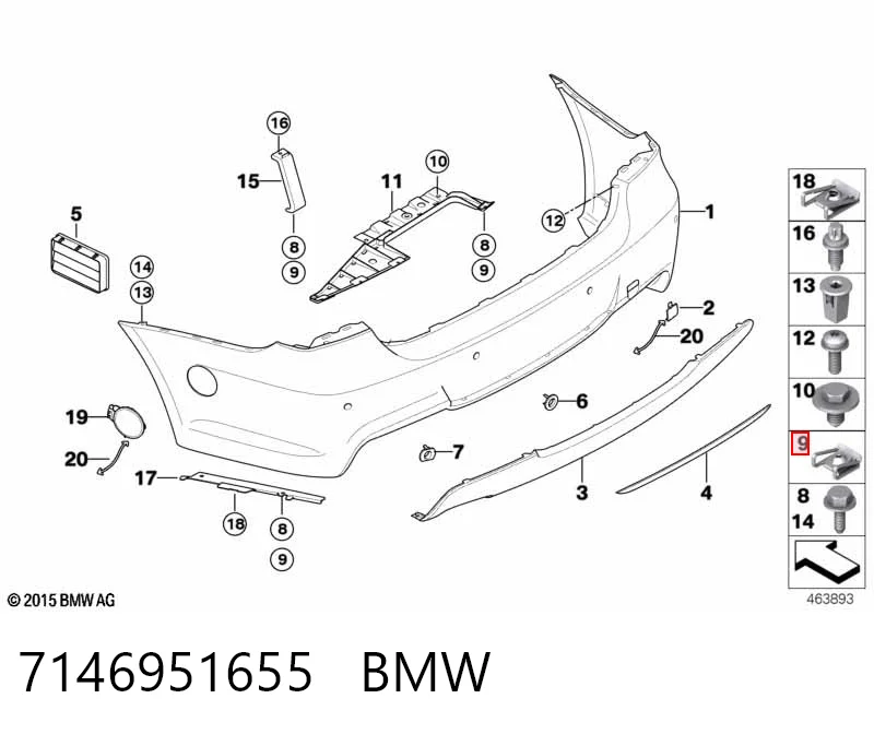 7146951655 BMW Шайба пружинна