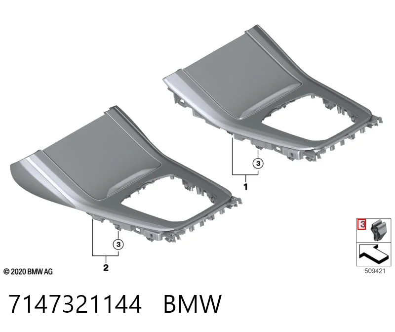7147321144 BMW Кріплення глушника заднє