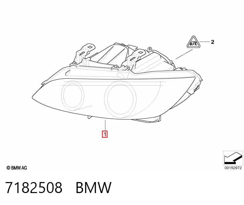 Купити Фара права BMW 3  E92