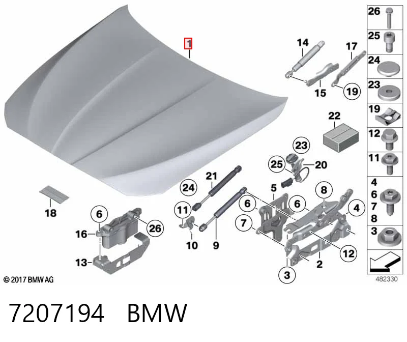 Капот Polcar 201903QJ