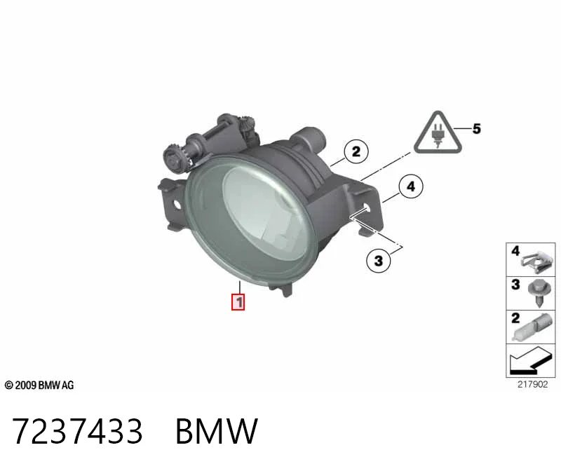 7237433 BMW Фара, ліва