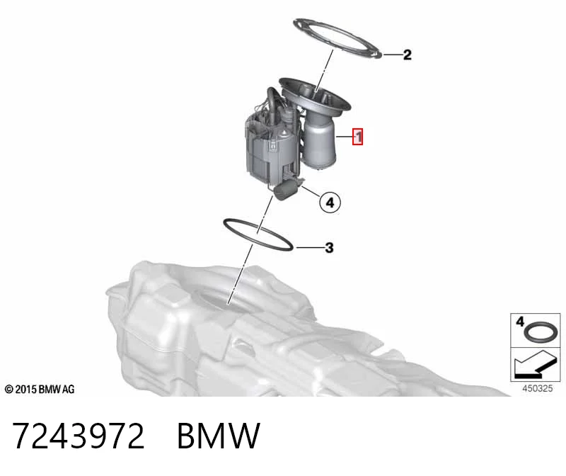 7243972 BMW Електробензонасос