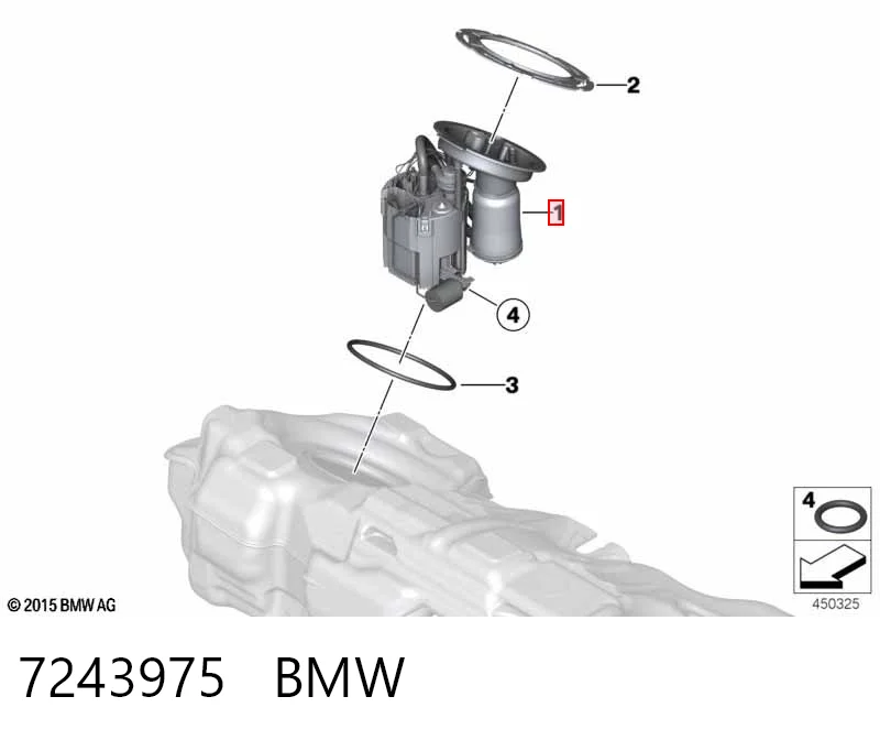 7243975 BMW Електробензонасос