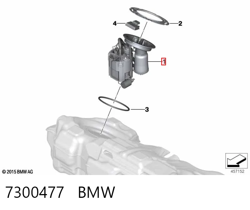 7300477 BMW Електробензонасос