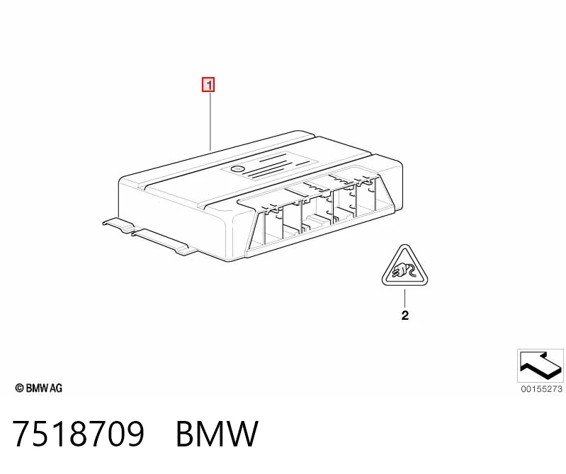 7518709 BMW ЕБУ АКПП