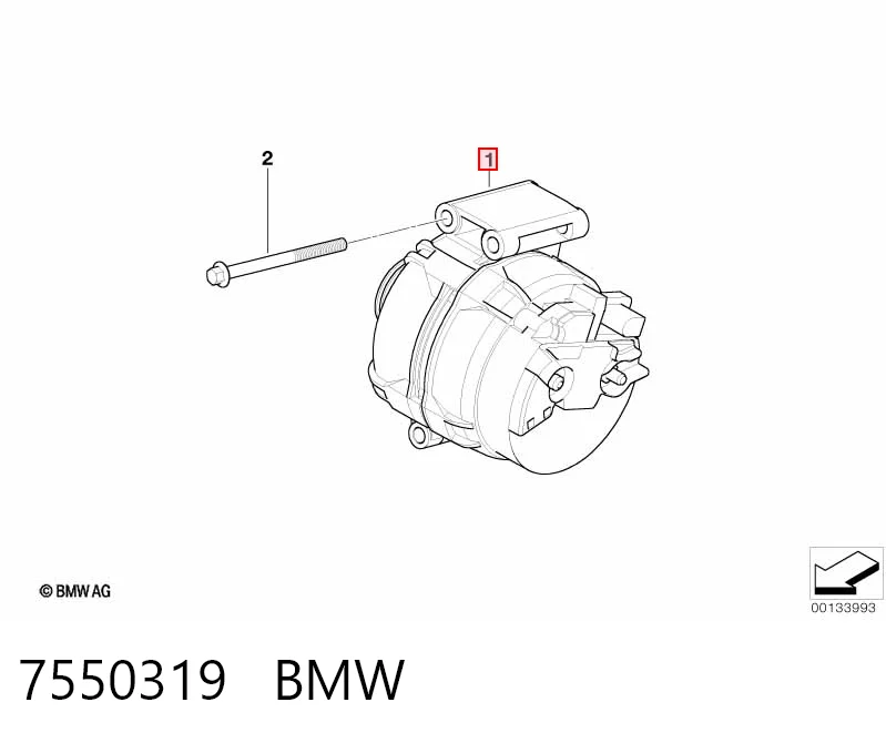 7550319 BMW Авто генератор