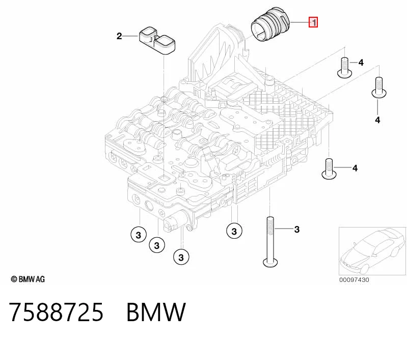 7588725 BMW Роз'єм АКПП
