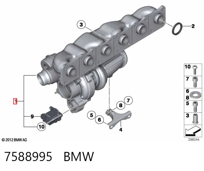 7588995 BMW Турбонаддув