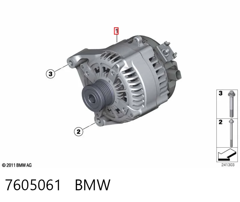 7605061 BMW Авто генератор