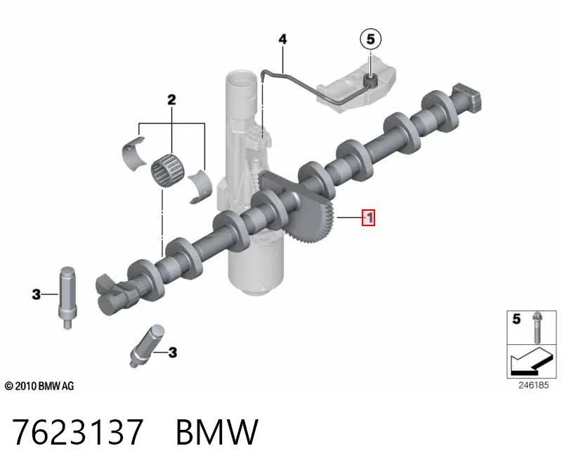 CM052430 Freccia Ексцентриковий вал, вальветронік (valvetronic)