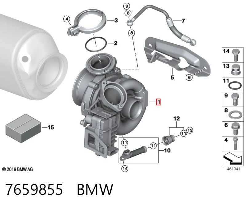 7659855 BMW Турбонаддув