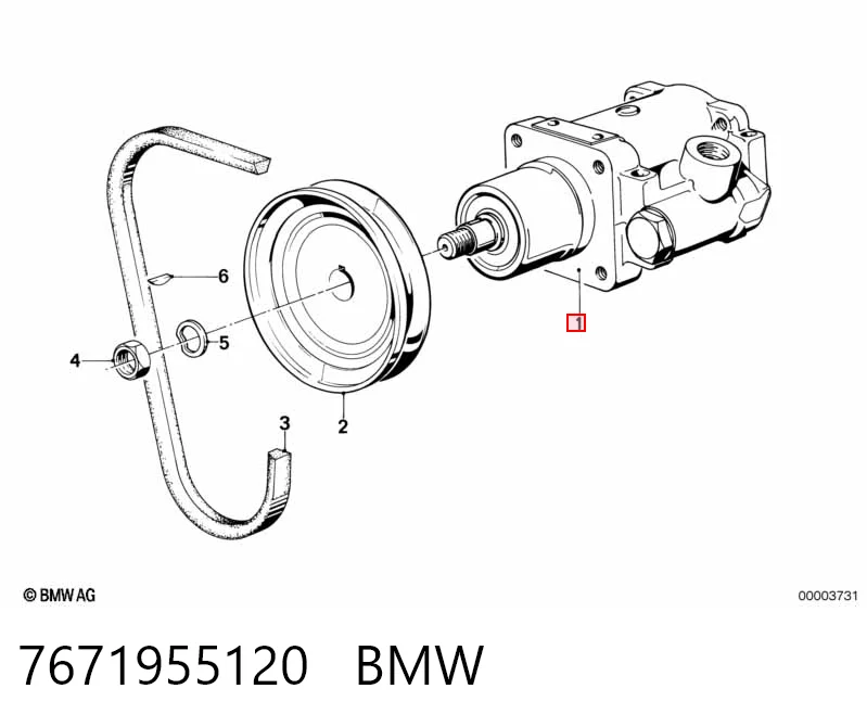 Насос гідропідсилювача керма Ford 1123633