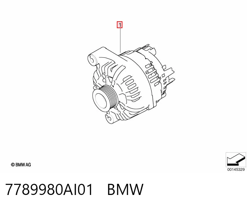 7789980AI01 BMW Авто генератор