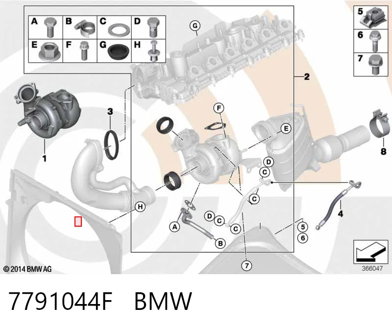 7791044F BMW Турбонаддув