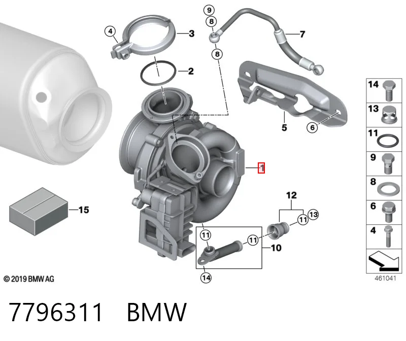 7796311 BMW Турбонаддув