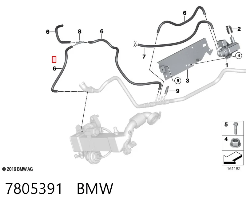 7805391 BMW Клапан перетворювач тиску наддуву (соленоїд)