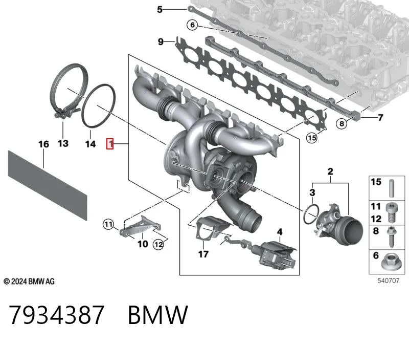 18559880116 Borg-Warner Турбонаддув