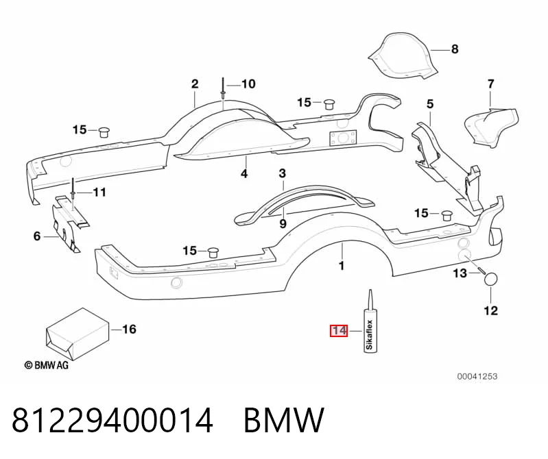 83190398950 BMW Герметик силіконовий