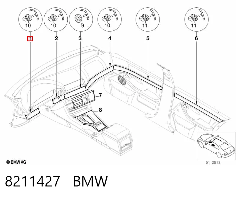 8211427 BMW 