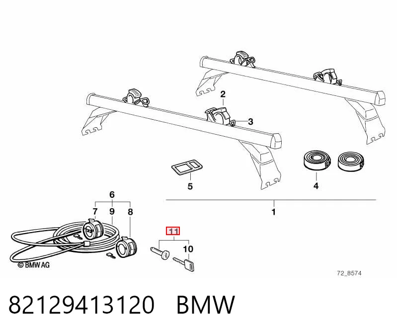 Личинка замка запалювання BMW X5 E70